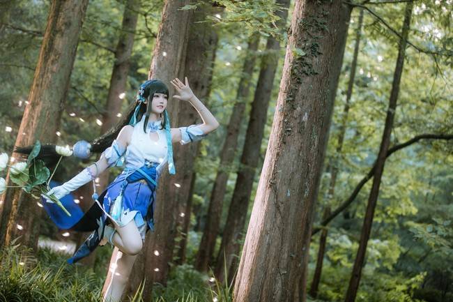 西施cosplay Cn：戚顾儿 摄影：菠蘿Boge(图6)
