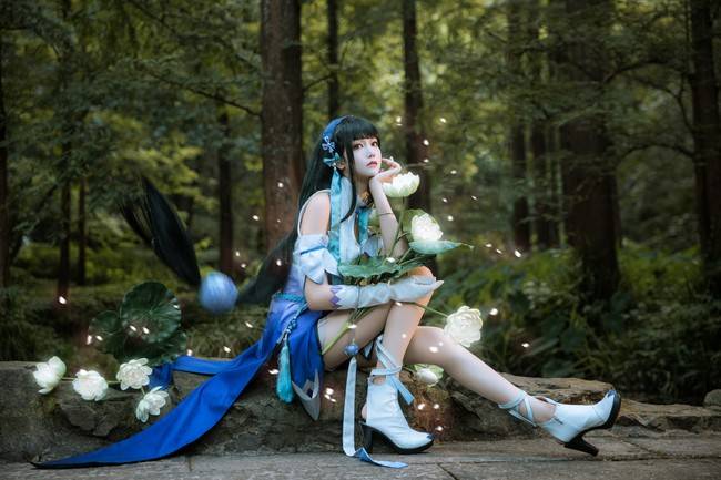 西施cosplay Cn：戚顾儿 摄影：菠蘿Boge(图4)