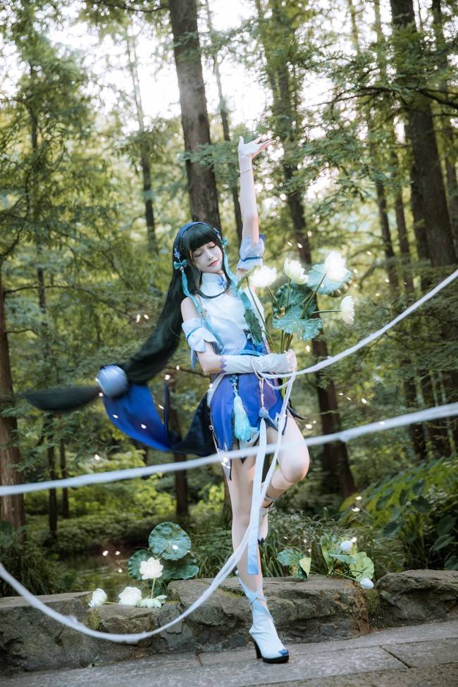 西施cosplay Cn：戚顾儿 摄影：菠蘿Boge(图1)