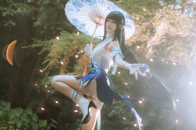 西施cosplay Cn：戚顾儿 摄影：菠蘿Boge(图9)