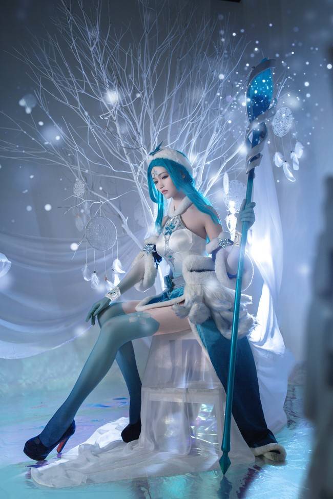 王昭君cosplay 这个腿我服了 Cn：戚顾儿(图8)
