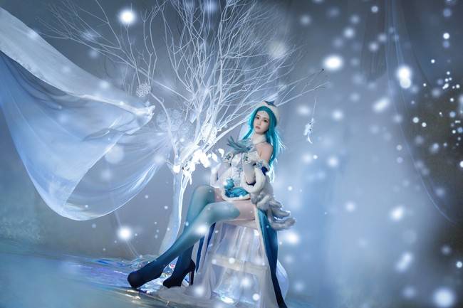 王昭君cosplay 这个腿我服了 Cn：戚顾儿(图9)