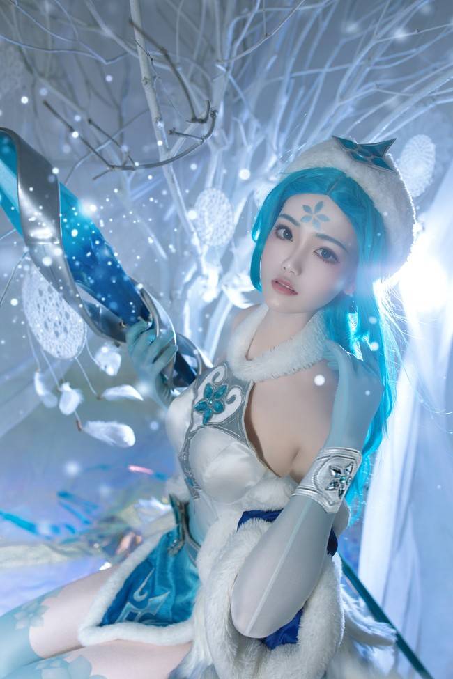 王昭君cosplay 这个腿我服了 Cn：戚顾儿(图17)