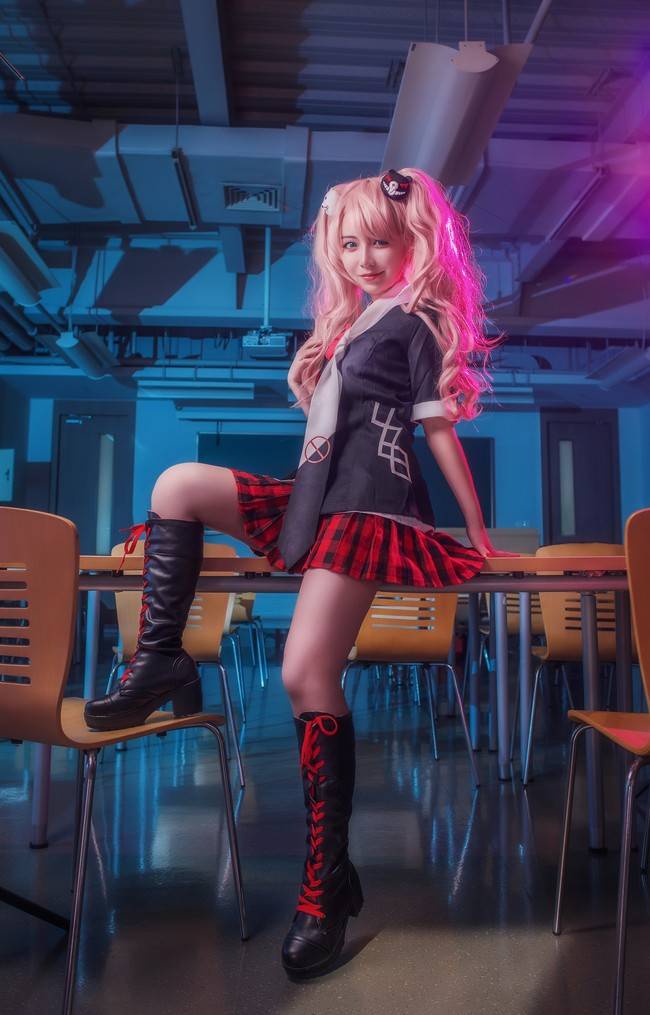 弹丸论破 江之岛盾子cosplay Cn：子楚(图1)