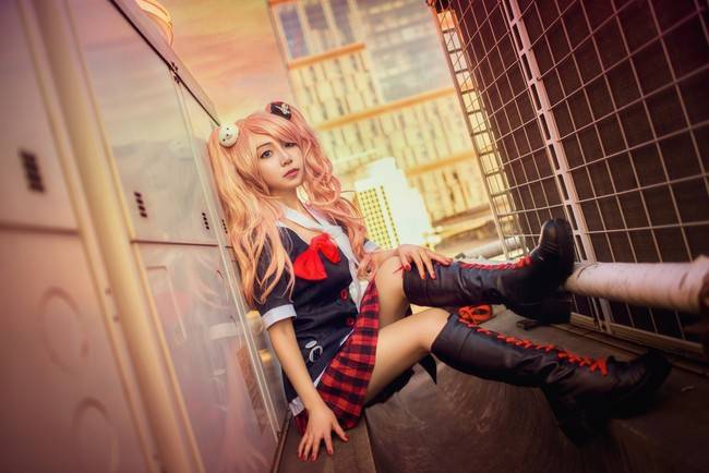 弹丸论破 江之岛盾子cosplay Cn：子楚(图7)