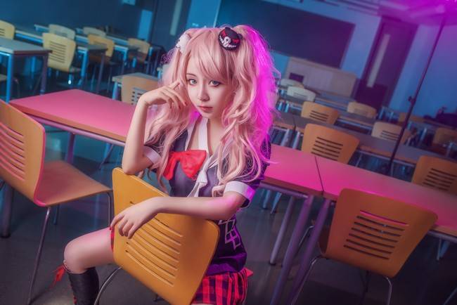 弹丸论破 江之岛盾子cosplay Cn：子楚(图6)