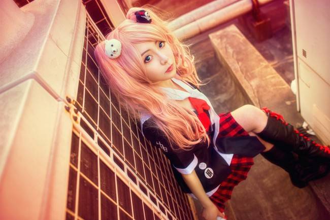弹丸论破 江之岛盾子cosplay Cn：子楚(图9)