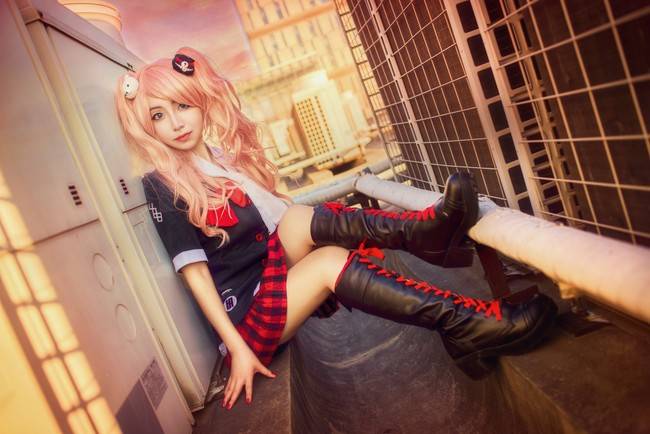 弹丸论破 江之岛盾子cosplay Cn：子楚(图14)