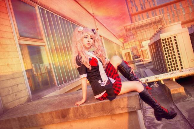 弹丸论破 江之岛盾子cosplay Cn：子楚(图12)