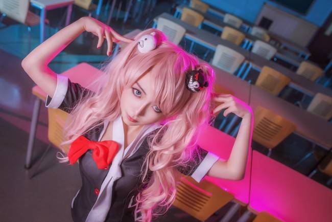 弹丸论破 江之岛盾子cosplay Cn：子楚(图13)