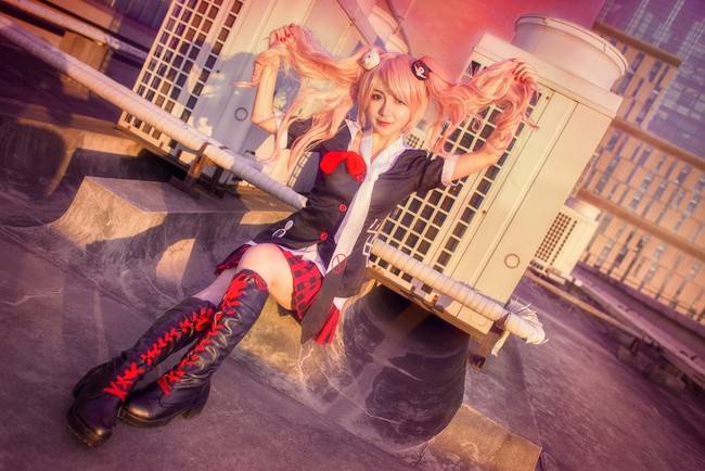 弹丸论破 江之岛盾子cosplay Cn：子楚(图10)