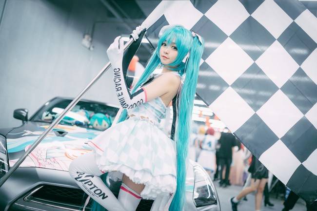初音未来cosplay Cn：春眠的哈妹(图8)