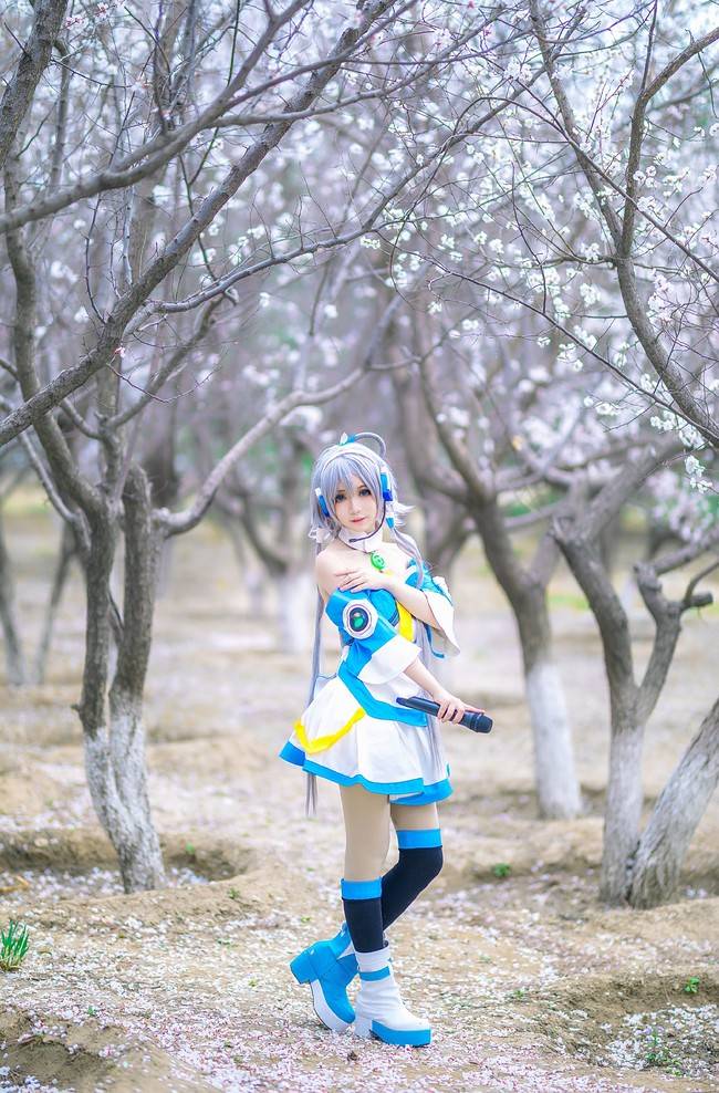 洛天依公式服cos正片 Cn：花柒(图3)