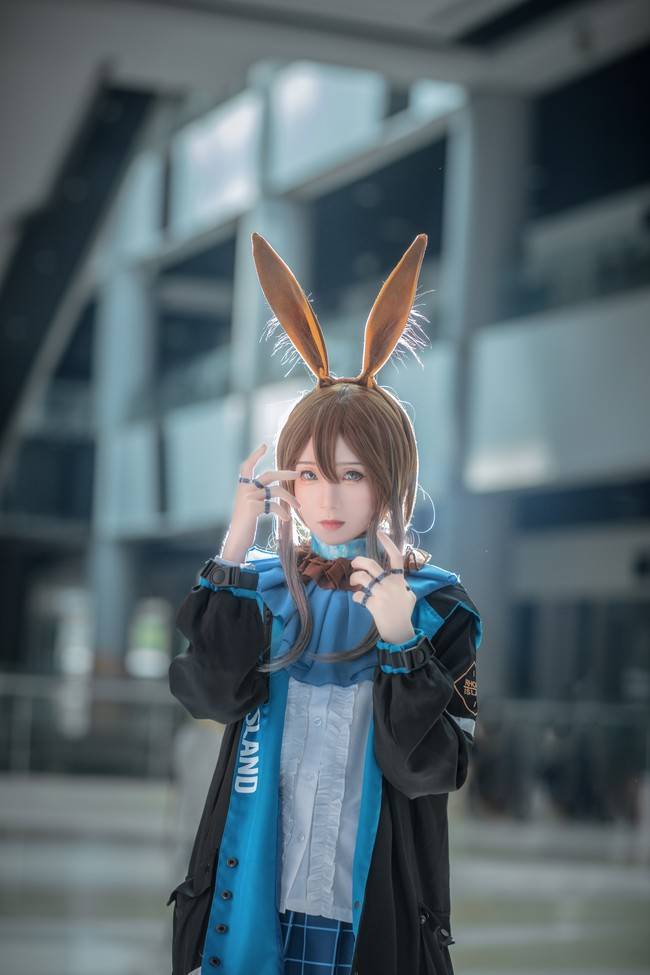 明日方舟 阿米娅cosplay Cn：白西瓜SY(图9)