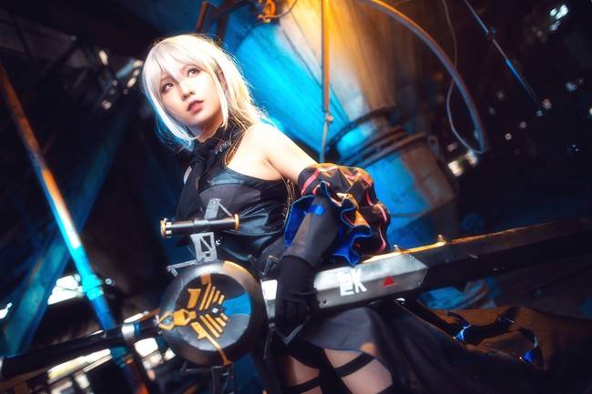 明日方舟 斯卡蒂cosplay Cn：寞羽(图2)