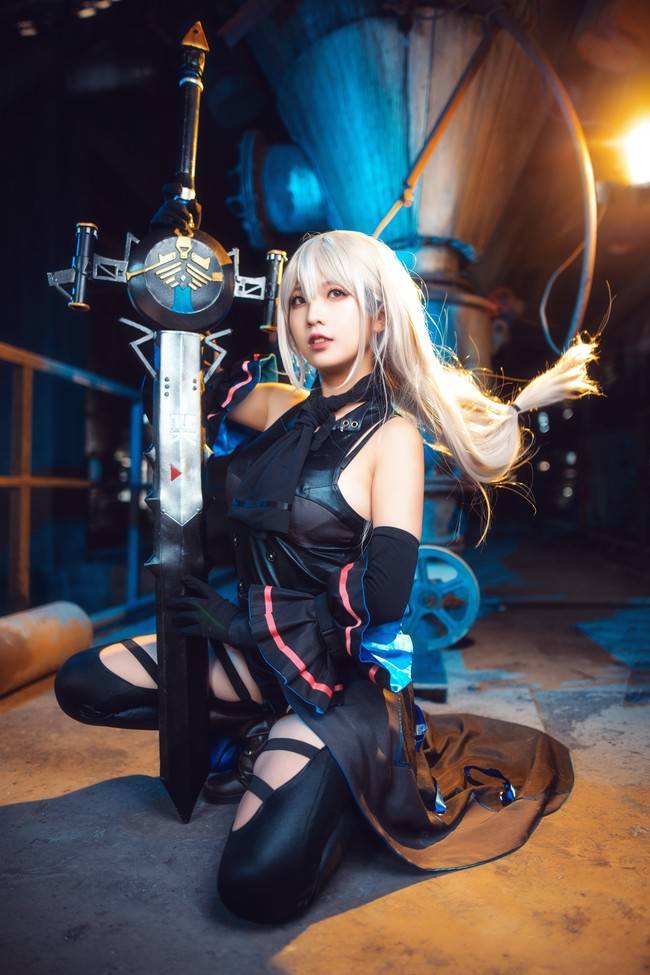 明日方舟 斯卡蒂cosplay Cn：寞羽(图3)