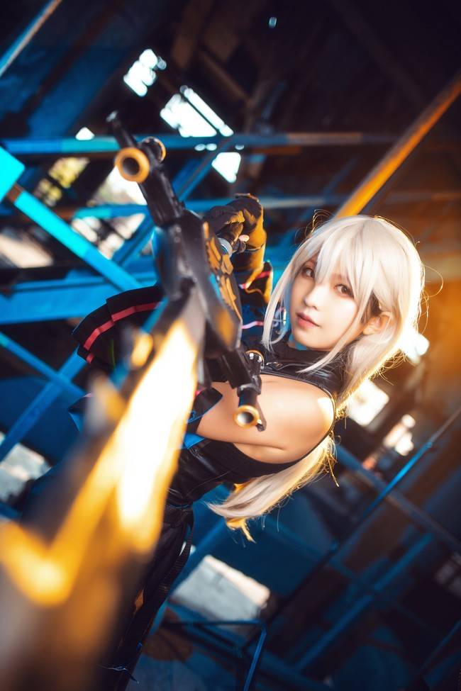 明日方舟 斯卡蒂cosplay Cn：寞羽(图5)