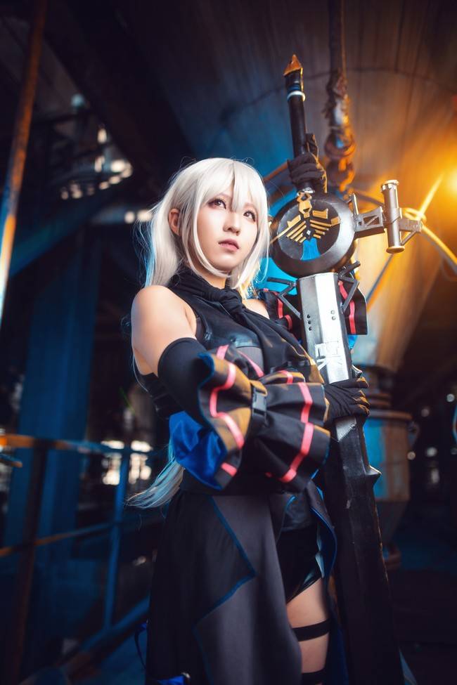明日方舟 斯卡蒂cosplay Cn：寞羽(图6)