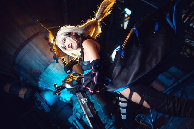 明日方舟 斯卡蒂cosplay Cn：寞羽(图4)