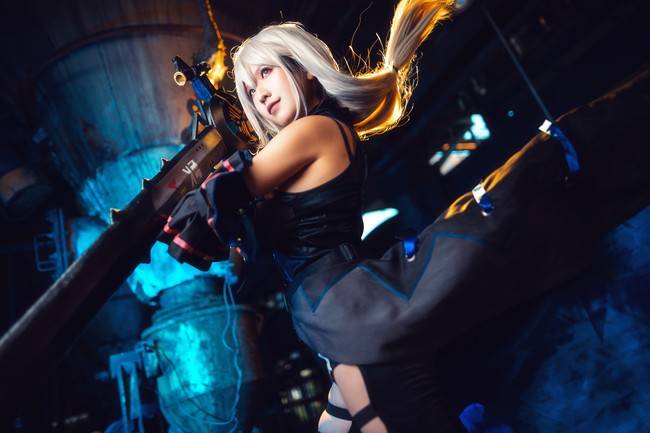 明日方舟 斯卡蒂cosplay Cn：寞羽(图8)