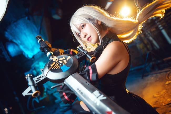 明日方舟 斯卡蒂cosplay Cn：寞羽(图9)