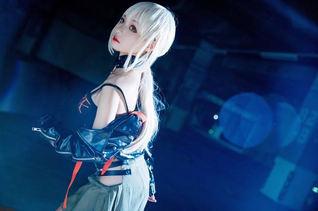 FateGrand Order 黑呆cosplay Cn：啾咕啾_蓝缡(图8)
