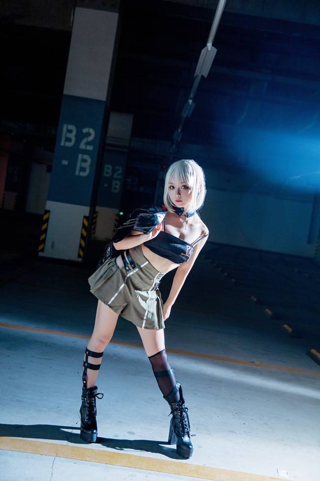 FateGrand Order 黑呆cosplay Cn：啾咕啾_蓝缡(图9)