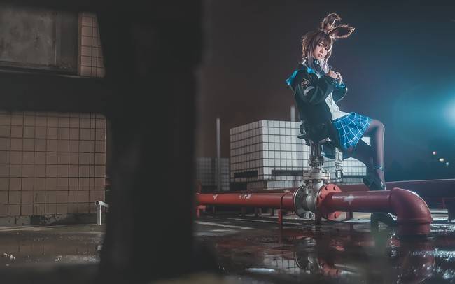 阿米娅cosplay Cn：鳗鱼霏儿(图4)