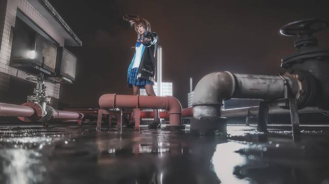 阿米娅cosplay Cn：鳗鱼霏儿(图5)