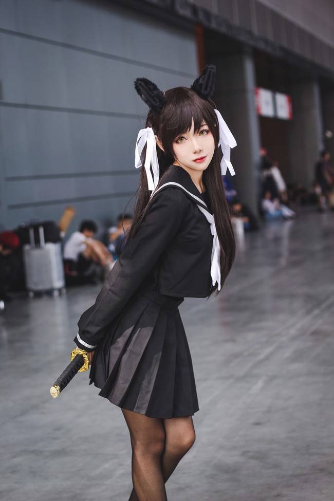爱宕cosplay Cn：蓝途(图3)