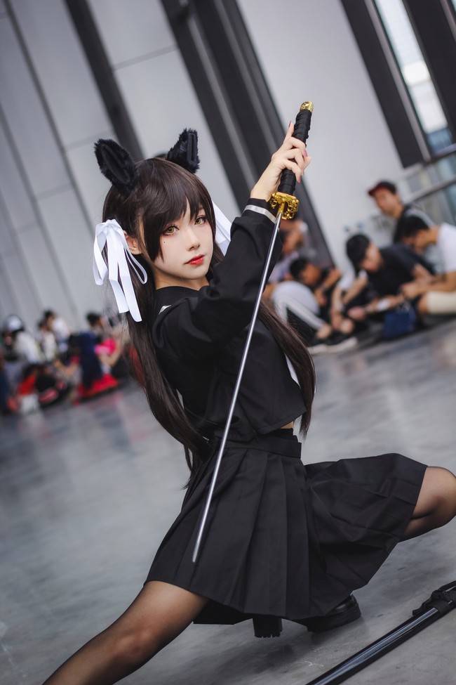 爱宕cosplay Cn：蓝途(图2)
