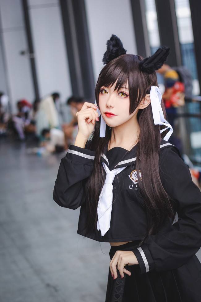 爱宕cosplay Cn：蓝途(图8)
