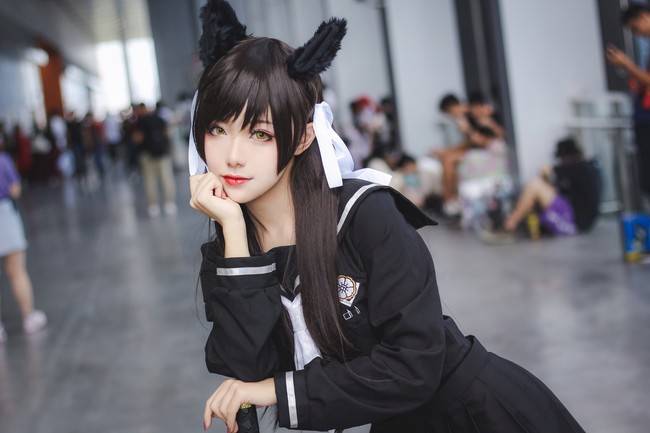 爱宕cosplay Cn：蓝途(图6)