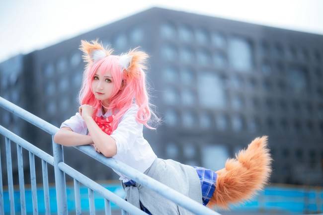 玉藻前cosplay Cn：芝士不想被吃(图2)