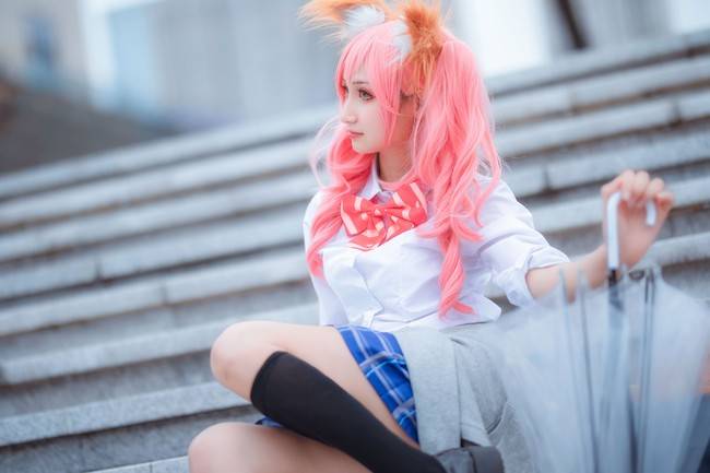 玉藻前cosplay Cn：芝士不想被吃(图6)