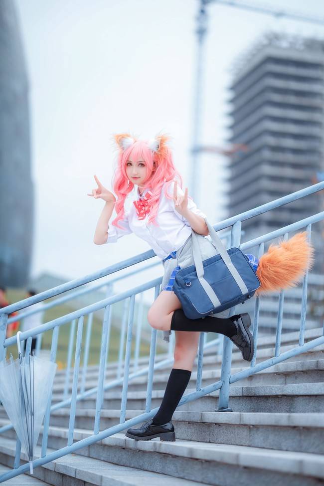 玉藻前cosplay Cn：芝士不想被吃(图4)