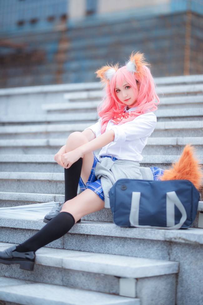 玉藻前cosplay Cn：芝士不想被吃(图1)