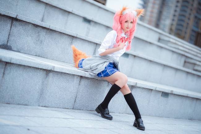 玉藻前cosplay Cn：芝士不想被吃(图8)