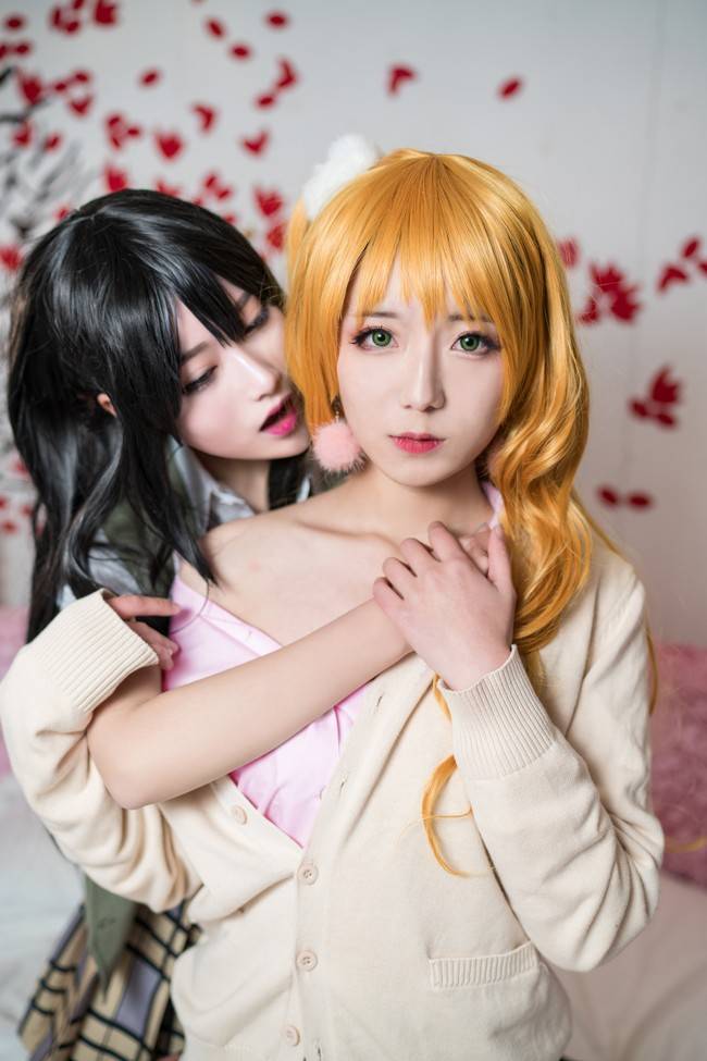 蓝原柚子 蓝原芽衣cosplay(图4)
