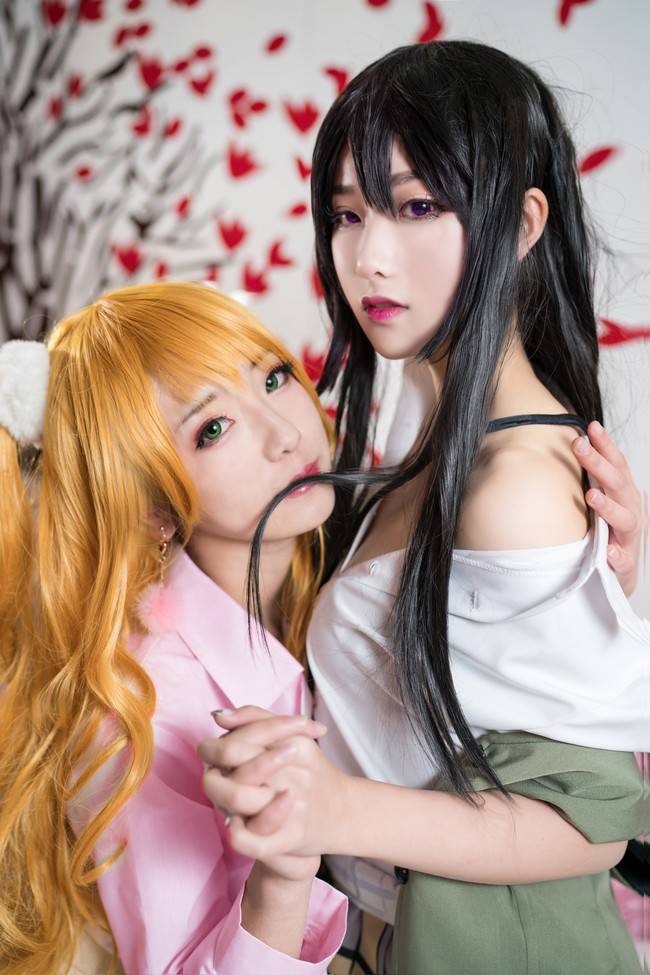蓝原柚子 蓝原芽衣cosplay(图2)