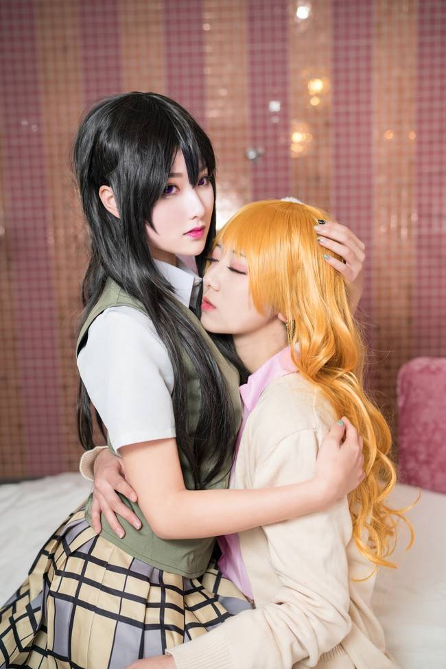 蓝原柚子 蓝原芽衣cosplay(图1)