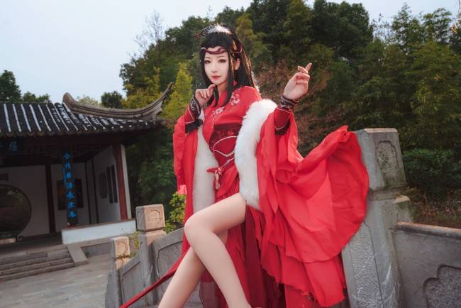 逆水寒ol 息红泪cosplay Cn:弥音音ww(图1)