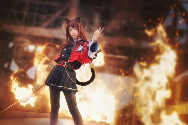 明日方舟 天火cosplay Cn：弥音音ww(图3)