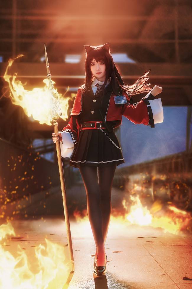 明日方舟 天火cosplay Cn：弥音音ww(图5)