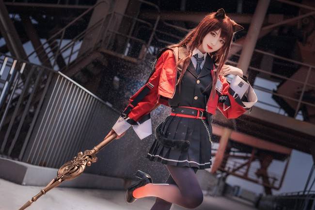 明日方舟 天火cosplay Cn：弥音音ww(图6)