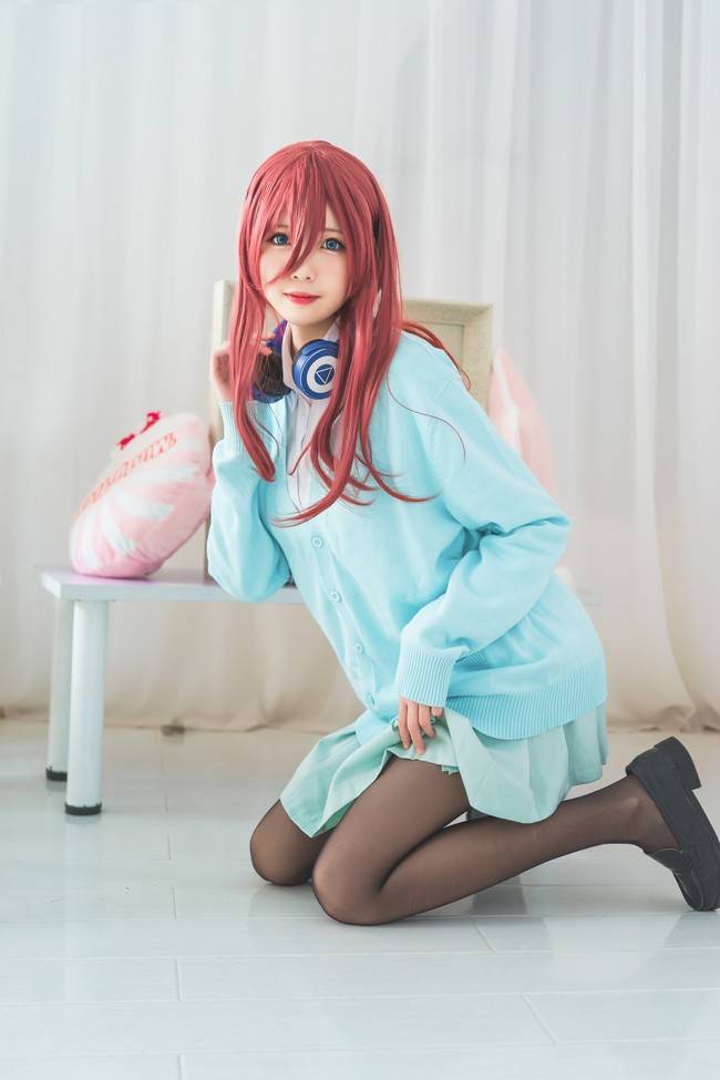 五等分的花嫁 中野三玖cosplay Cn：炸酱沐沐(图1)