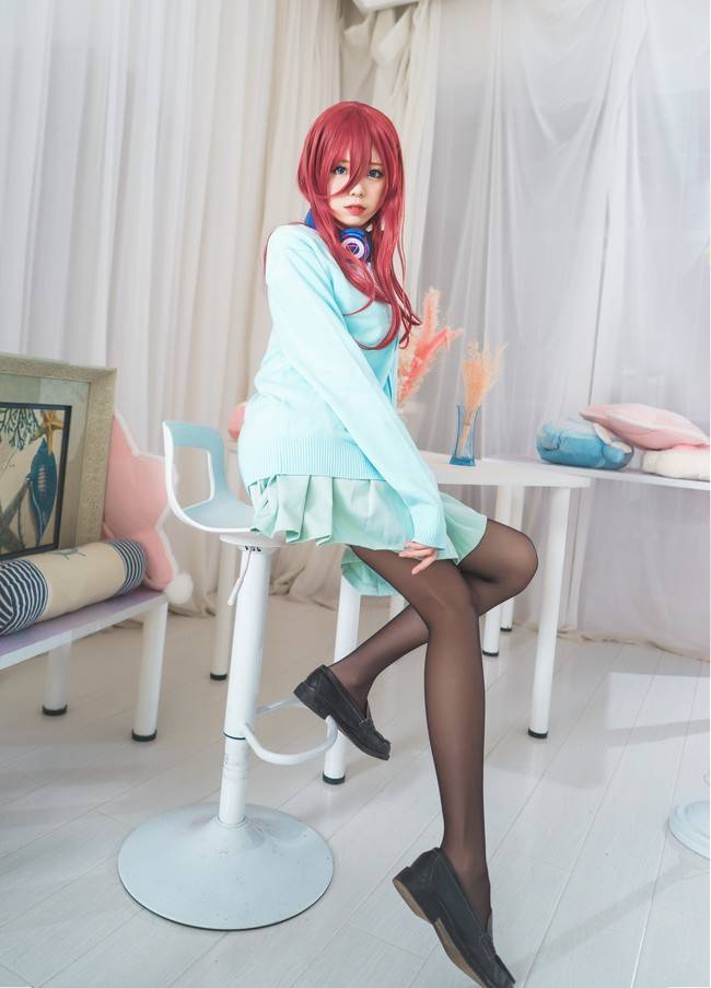 五等分的花嫁 中野三玖cosplay Cn：炸酱沐沐(图2)