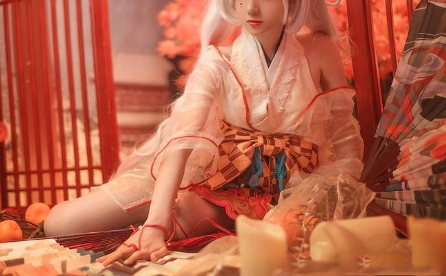 阴阳师 不知火舞cosplay Cn：小桃子~(图6)