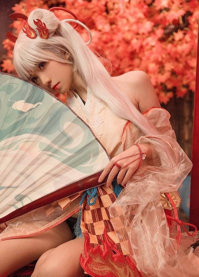 阴阳师 不知火舞cosplay Cn：小桃子~(图11)