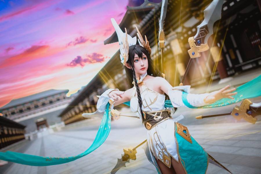 英雄联盟 艾瑞莉娅cosplay Cn：欣欣nb(图8)